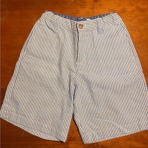 J. Bailey Blue and White Striped Shorts for boys